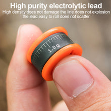 Load image into Gallery viewer, 1PC High Purity Graduated Lead Roll Thickened Nano Coating Environmental Competition Gram Lead Roll Fishing Supplies
