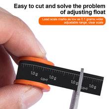 Load image into Gallery viewer, 1PC High Purity Graduated Lead Roll Thickened Nano Coating Environmental Competition Gram Lead Roll Fishing Supplies
