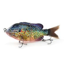 Load image into Gallery viewer, 1PC 15CM/57G Multisection Lure Bionic Bait ABS Floating Topwater Baits With Hairtail Sea Fishing Float Bait
