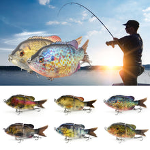 Load image into Gallery viewer, 1PC 15CM/57G Multisection Lure Bionic Bait ABS Floating Topwater Baits With Hairtail Sea Fishing Float Bait
