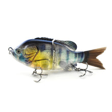 Load image into Gallery viewer, 1PC 15CM/57G Multisection Lure Bionic Bait ABS Floating Topwater Baits With Hairtail Sea Fishing Float Bait
