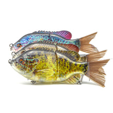 Load image into Gallery viewer, 1PC 15CM/57G Multisection Lure Bionic Bait ABS Floating Topwater Baits With Hairtail Sea Fishing Float Bait
