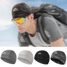 Load image into Gallery viewer, Cycling Speed Dry Pullover Cap Ice Silk UPF50+Sunscreen Breathable Running Sports Fitness Cap With Breathable Mesh
