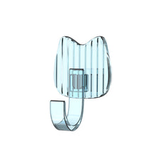 Load image into Gallery viewer, 1Pc Cartoon Punch Free Hook Strong Load-bearing Door Rear Hook Semi Transparent Kitchen Bathroom Wall Hooks

