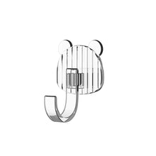 Load image into Gallery viewer, 1Pc Cartoon Punch Free Hook Strong Load-bearing Door Rear Hook Semi Transparent Kitchen Bathroom Wall Hooks
