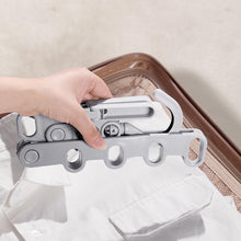 Load image into Gallery viewer, 1Pc Five-holes Folding Clothes Hanger Portable Travel Hotel Dry Hanger Multi-functional Clothes Hanger Clothes Organizer Save Space
