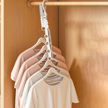Load image into Gallery viewer, 1Pc Five-holes Folding Clothes Hanger Portable Travel Hotel Dry Hanger Multi-functional Clothes Hanger Clothes Organizer Save Space
