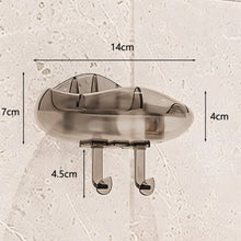 Load image into Gallery viewer, 1Pc Cloud Shape Hook Strong Viscose Kitchen Wall Hanging Sticky Soap Storage Box Drain Towel Rack Bathroom Accessories
