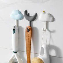 Load image into Gallery viewer, 3Pcs/Set Creative Cloud Series Wall Mounted Hooks Towel Hook Rustproof Hook Hanger Coat Rack Clothes Hook Bedroom Kitchen Bathroom Accessories
