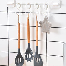 Load image into Gallery viewer, 3Pcs S type Hook No Punching Multifunctional Wardrobe Bathroom Soft Head Hook Hanging Clothes Kitchen Bag Towel
