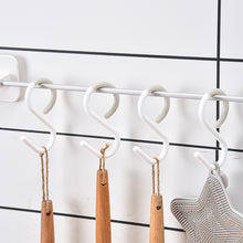 Load image into Gallery viewer, 3Pcs S type Hook No Punching Multifunctional Wardrobe Bathroom Soft Head Hook Hanging Clothes Kitchen Bag Towel
