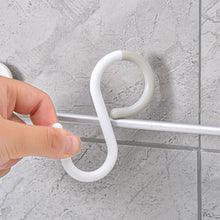 Load image into Gallery viewer, 3Pcs S type Hook No Punching Multifunctional Wardrobe Bathroom Soft Head Hook Hanging Clothes Kitchen Bag Towel
