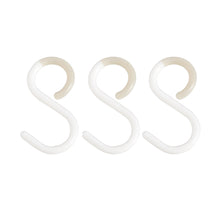 Load image into Gallery viewer, 3Pcs S type Hook No Punching Multifunctional Wardrobe Bathroom Soft Head Hook Hanging Clothes Kitchen Bag Towel
