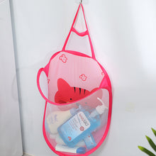 Load image into Gallery viewer, 1Pc Collapsible Wall Hanging Laundry Basket Multi-Functional Storage Bag Bathroom Perforation-Free Mesh Cloth Clothes Hanging Object
