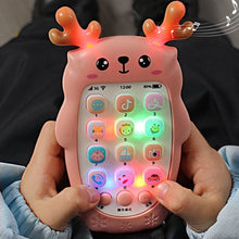 Load image into Gallery viewer, Baby Phone Toy Music Sound Telephone Sleeping Toys With Teether Simulation Phone Kids Infant Early Educational Toy Kids Gifts
