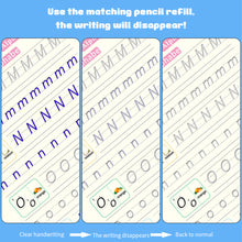 Load image into Gallery viewer, Reusable English Groove Magic Copybook Drawing Toys for Children Montessori Pen Control Training Writing Learning Educational Toy

