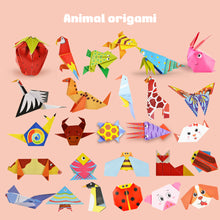 Load image into Gallery viewer, Baby Craft Toys Cartoon Animal Origami Paper Cutting Book Kids Paper Cut Puzzle Early Learning Educational Toys Gifts
