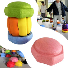 Load image into Gallery viewer, Balance Stepping Stones Set Kids Sensory Foam River Jumping Steps Stones Indoor Outdoor Family Kindergarten Funny Game Toys
