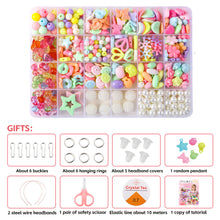 Load image into Gallery viewer, Girls DIY Bead Set Jewelry Making Kit for Kids Girl Pearl Beads Bracelets Rings Necklaces Creativity Kits Art Craft
