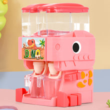 Load image into Gallery viewer, Mini Children Dinosaur Water Dispenser Toy Simulation Kitchen Toys Cold Water Juice Fountain Toy Drinking Fountain Pretend Play Toys
