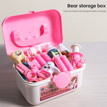 Load image into Gallery viewer, Boys and Girls Simulated Nurse Stethoscope Injection Home Medical Toolbox Kids Doctor Playset Pretend Play Role-playing Games
