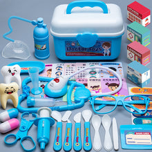 Load image into Gallery viewer, Boys and Girls Simulated Nurse Stethoscope Injection Home Medical Toolbox Kids Doctor Playset Pretend Play Role-playing Games
