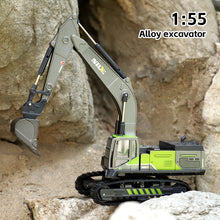 Load image into Gallery viewer, 1:55 Construction Engineering Crane Vehicles Set Toy Alloy Excavator Diecasts Hand Hook Machine Model for Toddlers Kids Boys
