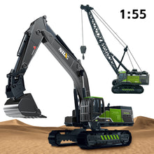 Load image into Gallery viewer, 1:55 Construction Engineering Crane Vehicles Set Toy Alloy Excavator Diecasts Hand Hook Machine Model for Toddlers Kids Boys
