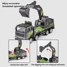 Load image into Gallery viewer, 1:55 Construction Engineering Crane Vehicles Set Toy Alloy Excavator Diecasts Hand Hook Machine Model for Toddlers Kids Boys
