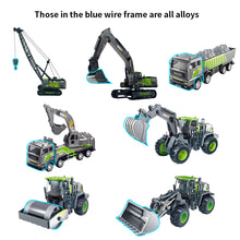 Load image into Gallery viewer, 1:55 Construction Engineering Crane Vehicles Set Toy Alloy Excavator Diecasts Hand Hook Machine Model for Toddlers Kids Boys
