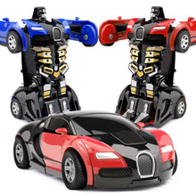 Load image into Gallery viewer, Boys Deformation Vehicle Toys Transform CarRobot Model Push and Go Car Vehicle Toy Race Inertia Car Toy Christmas Gift
