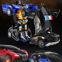 Load image into Gallery viewer, Boys Deformation Vehicle Toys Transform CarRobot Model Push and Go Car Vehicle Toy Race Inertia Car Toy Christmas Gift
