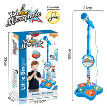 Load image into Gallery viewer, Kids Microphone with Stand Karaoke Song Music Toys Musical Educational Instrument Toy Christmas Gift for Children Girl Boy

