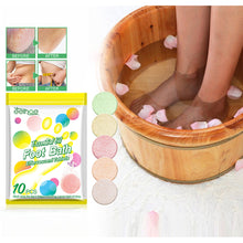 Load image into Gallery viewer, Foot Bath Tablets Dispelling Dampness Relieving Fatigue Promoting Metabolism Cleaning Feet Instant Foot Care Bath Tablets
