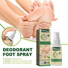 Load image into Gallery viewer, Deodorizing Foot Spray Relieving Smelly Sweaty Feet Reducing Bacteria Wild Deodorous Fragrant Foot Care Spray
