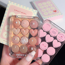 Load image into Gallery viewer, 12 Colors Eyeshadow Palette Matte Pearlescent Portable Daily Eyeshadow Palette Long-lasting Makeup Beauty Cosmetics

