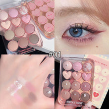 Load image into Gallery viewer, 12 Colors Eyeshadow Palette Matte Pearlescent Portable Daily Eyeshadow Palette Long-lasting Makeup Beauty Cosmetics
