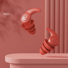 Load image into Gallery viewer, Silicone Anti-Noise Earplugs Soft Reusable Washable Soundproof Sleeping Earplugs Outdoor Travel Noise Reduction Earplugs

