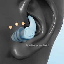 Load image into Gallery viewer, Silicone Anti-Noise Earplugs Soft Reusable Washable Soundproof Sleeping Earplugs Outdoor Travel Noise Reduction Earplugs
