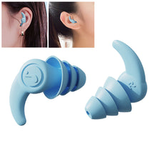 Load image into Gallery viewer, Silicone Anti-Noise Earplugs Soft Reusable Washable Soundproof Sleeping Earplugs Outdoor Travel Noise Reduction Earplugs
