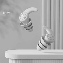 Load image into Gallery viewer, Silicone Anti-Noise Earplugs Soft Reusable Washable Soundproof Sleeping Earplugs Outdoor Travel Noise Reduction Earplugs
