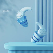 Load image into Gallery viewer, Silicone Anti-Noise Earplugs Soft Reusable Washable Soundproof Sleeping Earplugs Outdoor Travel Noise Reduction Earplugs
