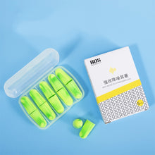 Load image into Gallery viewer, Soft Comfortable PU Sponge Anti-Noise Earplugs Reusable Washable Noise Reduction Earplugs Durable Sleeping Earplugs
