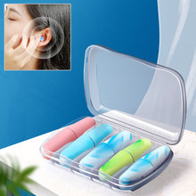 Load image into Gallery viewer, Soft Comfortable PU Sponge Anti-Noise Earplugs Reusable Washable Noise Reduction Earplugs Durable Sleeping Earplugs
