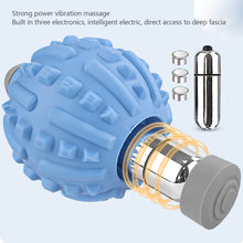 Load image into Gallery viewer, Electric Fascia Ball Acupoint Massage Muscle Relaxation Vibration Massage Ball Double Head Interchangeable Solid Fascia Ball
