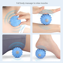 Load image into Gallery viewer, Electric Fascia Ball Acupoint Massage Muscle Relaxation Vibration Massage Ball Double Head Interchangeable Solid Fascia Ball
