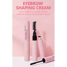 Load image into Gallery viewer, Natural Three-dimensional Eyebrow Styling Cream Transparent Waterproof Quick-drying Double Headed Eyebrow Comb Eyebrow Styling Wax
