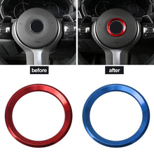 Load image into Gallery viewer, Car Decoration Aluminum Alloy Ring Steering Wheel Circle Sticker Interior Styling for BMW X1 X2 X3 X5 X6 X7 1 3 5 7 Series
