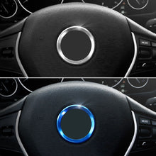 Load image into Gallery viewer, Car Decoration Aluminum Alloy Ring Steering Wheel Circle Sticker Interior Styling for BMW X1 X2 X3 X5 X6 X7 1 3 5 7 Series
