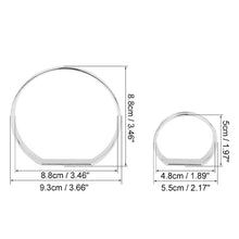 Load image into Gallery viewer, 4Pcs Chrome Car Gauge Dash Circle Styling Cover Trim Speedometer AC Rings for BMW E46 M M3 98-07 Interior Accessories
